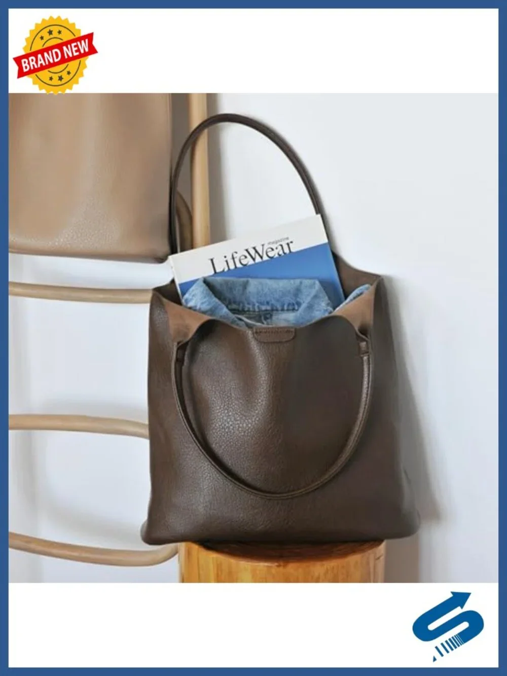 Faux Leather Hobo Tote Bag for Women Travel Everyday Shoulder Purse